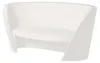Moderner Outdoor- und Gartensofa Slide Rap - Weiß Produktbild-Vorschau 1