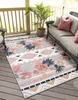 Venkovní koberec MY-RUG "Aurora II" 150x80 cm, růžový, s Náhled obrázku produktu 2