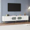 Sweiko Eleganter 170x35x50cm TV-Schrank – Weißer Korpus mit Produktbild-Vorschau 3