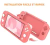 Silikonhülle in Rosa, kompatibel mit Nintendo Switch Lite – Produktbild-Vorschau 3