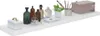 vidaXL Schweberegale 2 Stk. Hochglanz-Weiß 120x23,5x3,8 cm Produktbild-Vorschau 10