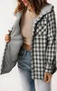 ASKSA Dámská bunda Kostkovaná zimní bunda Oversize s Náhled obrázku produktu 4