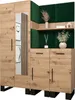 Garderobe ARTIN Set 15 mit gepolsterten Paneelen Industrial Produktbild-Vorschau 1