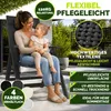 tillvex Gartenstuhl mit Polster Premium 2 Stück Schwarz Produktbild-Vorschau 6