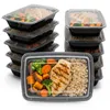 BigDean Wiederverwendbare Meal Prep Boxen mit Deckel (10 Produktbild-Vorschau 1