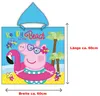 Peppa Wutz Pig Kinder Kapuzen Bade-Poncho Beach 60x120 cm Produktbild-Vorschau 5