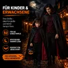 Halloween Zauberer Umhang – Schwarzes Kostüm für Erwachsene Produktbild-Vorschau 8