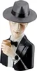 Gilde Figur, Mann, "Gentleman mit Whiskyglas", Poly, grau, Voir les images du produit 4