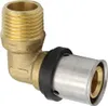 Pipetec Pressfitting Winkel Übergang 20x2 mm 1/2 Zoll AG TH Produktbild-Vorschau 1