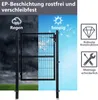 Jopassy Gartentor Gartentür 120 x 100 cm Zauntor Hoftor  Produktbild-Vorschau 4