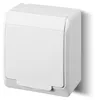 Wandmontageschakelaar voor inbouwspots, wit, IP44, HERMES Productafbeelding-voorbeeld 14
