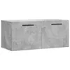 vidaXL Wandschrank Betongrau 80x36,5x35 cm Holzwerkstoff Produktbild-Vorschau 1