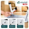VOUNOT® Metall Tritthocker klappbar, 3-stufig Produktbild-Vorschau 4
