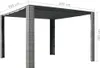 vidaXL Pavillon mit Dach Poly Rattan 300x300x220 cm Grau Produktbild-Vorschau 3