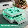 OYAJIA Couchtisch Hochglanz mit LED Beleuchtung & Produktbild-Vorschau 12