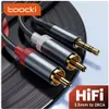 Cavo jack AUX con spina da 3,5 mm Cavo RCA Cavo audio Anteprima dell’immagine prodotto 2