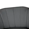 2x Barhocker aus Leinen,Drehbare Tresenhocker mit Lehne Produktbild-Vorschau 6