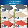Ombrellone EASYmaxx con protezione UV - rettangolare 230 x Anteprima dell’immagine prodotto 8