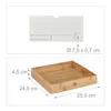 Stojak na monitor Relaxdays, 2 szuflady, podwyższenie na Podgląd zdjęcia produktu 5