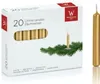WIEDEMANN 580802.026 Christbaumkerze gold 9,6 x 1,3 cm 20 Anteprima dell’immagine prodotto 3