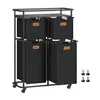 VASAGLE Wäschekörbe,Wäschetrenner mit Rädern,150 L, Produktbild-Vorschau 7
