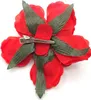 Rosenblüte Haarclip Kostümaccessoire rot - Einheitsgröße Produktbild-Vorschau 4