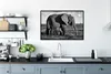 MuchoWow® Gerahmtes Poster Mutter und Baby Elefant durch Produktbild-Vorschau 3