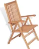 vidaXL Verstellbare Gartenstühle 2 Stk. Massivholz Teak Produktbild-Vorschau 8