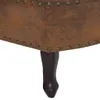 Chaise longue marrone in pelle scamosciata Anteprima dell’immagine prodotto 7