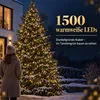 LED-Lichterkette außen 1500 LEDs 30 m warmweiß mit Timer Produktbild-Vorschau 2