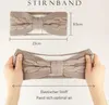 Damen Stirnband gestricktes Haarband mit Schleife und Produktbild-Vorschau 4
