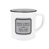 Tasse Einen Scheiss muss ich Emaille-Optik 400ml Produktbild-Vorschau 1