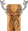 Wallity, Deer, Wanddeko, Schwarz, Metall, 61 x 66 cm Produktbild-Vorschau 5