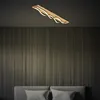 LED Deckenlampe Wellenförmige Deckenleuchte 98cm 2 Flammig Produktbild-Vorschau 4