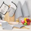 MODFU Geschirrtücher 6er Set Baumwolle 34 x 34 cm, Weiche Produktbild-Vorschau 5