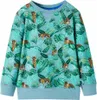 Kinder-Sweatshirt Hellgrün Melange 140 Produktbild-Vorschau 1