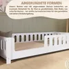 Crazy Pine Detská posteľ 80x160 cm – Biely Montessori Náhľad obrázku produktu 5
