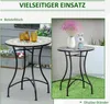 Outsunny Gartentisch Mosaiktisch rund Bistrotisch Produktbild-Vorschau 5