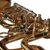 Karl Glaser Bb Tenor Horn 3 Ventile Goldmessing Mundrohr Produktbild-Vorschau 4