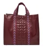 FOSSIL Shopper Schultertasche Carmen Tote Wine rot Produktbild-Vorschau 3