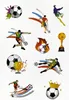Oblique Unique 42 Fussball Sticker Aufkleber für Kinder Produktbild-Vorschau 3