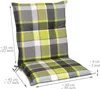 Beautissu Lot de 6 coussins Sunny GR à dossier bas 100 x 50 Voir les images du produit 5