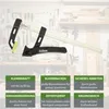 4x Einhandzwinge 80kg Spannkraft 25cm Spannbereich Produktbild-Vorschau 6