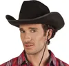 Chapeau de cowboy noir pour adultes taille unique Voir les images du produit 1