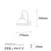 Opviq, Varzan - 10840, Wandleuchten, Schwarz, Metall, 27 x Produktbild-Vorschau 5