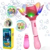Juksun Seifenblasen Lotusblume pink 10x33cm 120ml Produktbild-Vorschau 1