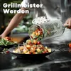 Nestbar Rollender Grillkorb,Abnehmbarer Wärmedämmung Produktbild-Vorschau 5