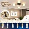 ZMH Stropný ventilátor s osvetlením G9 Tichý stropný Náhľad obrázku produktu 4