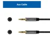deleyCON 10m Nylon AUX Kabel 3,5mm Klinke Stereo Audio - Produktbild-Vorschau 4
