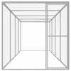 vidaXL Cage pour chats 6x1,5x1,5 m Acier galvanisé Voir les images du produit 1